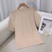 Women's Essential Soft-Stretch Crewneck Tee Casual Breathable T-Shirt Multi-Wear Functionality Multiple Colors_ecoleips.com