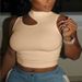 Women's Clothing Green Solid Color High Waist Stitching Pullover Navel Exposed Round Neck Slim Fit Small Short Vest_ecoleips.com