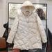 girl Girl Girl Mid-Length Jacket For Women, Lightweight, Hooded, Fashionable Design, 2025 Korean Version, New White Duck Down Winter_ecoleips.com