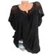 2020 Hot Sale European And American Fashion Women's Lace V-neck Embroidered Short Sleeve Batwing_ecoleips.com