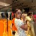 Summer Women's Floral Print Dress V Neck Tie up Short Sleeve Full Swing New Arrival_ecoleips.com