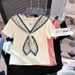 Plus-size High-end Short-sleeve T-shirt For Women, Summer 2025 New Style, Loose And Slimming Design, Versatile_ecoleips.com