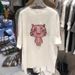Women's round Neck Short Sleeve T-Shirt Cartoon Tiger Print Loose Versatile Sweet Style New Arrival_ecoleips.com