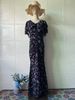 European American 2025 Spring New Floral Soft Short-Sleeve Comfortable Long Elegant And Stylish Women's Dress_ecoleips.com