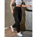Women's Clothing Trendy Loose Fit Motorcycle Work Pants Multi Pocket Casual Bottoms For Spring Autumn_ecoleips.com