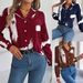 Instagram-style Real Shot Of Spring/summer European And American Style Color-blocked Striped Long-sleeve Shirt With A_ecoleips.com