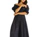 Spring/Summer Rayon Print Dress French Style Slim Waist Puff Sleeves Long Retro Floral Print Women's Clothing New Arrival 2026_ecoleips.com
