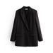 2025s 2025 Spring And Autumn New Style Fashion Casual Light Grey Suit Coat Women's A8PS27372_ecoleips.com