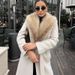 Women's Clothing Windbreaker Personality Street Lace Lapel Long Sleeved Warm Windbreaker Jacket_ecoleips.com