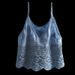 Hollowed-out Lace Camisole, Summer Gentle Style, Simple Cotton-linen Versatile For Outer Or Inner Wear, Short Sleeveless_ecoleips.com