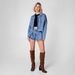 Women's Clothing Workwear Style Denim Jacket Women's High Waist Loose Slim Short Suit Women_ecoleips.com