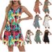 Women's Casual Sleeveless Vest Dress Eyelet Printing with Pocket European And American Style Cross Border Hot Selling_ecoleips.com