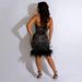 Women's Clothing sexy halter neck open back hot diamond dress_ecoleips.com
