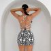 Bohemian Print Fringe Halter Set - Flowy Vacation Shorts & Crop Top Outfit For Women_ecoleips.com