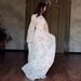 Elegant Cross-border European And American Women's New Floral Spring 2025 Fresh Long-sleeved Long Dress_ecoleips.com