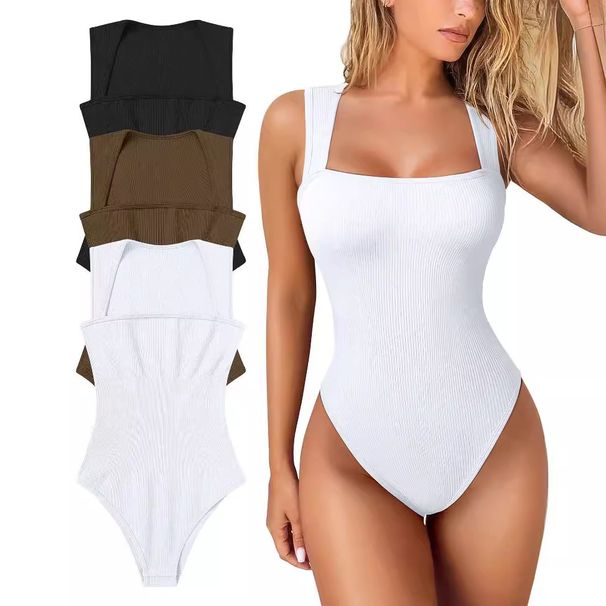 K Ladies Yoga Fitness Sleeveless Bodysuit High-elasticity Waist-cinching Hip-lifting Slimming Bodysuit_ecoleips.com