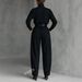 2025 Spring Autumn New Minimalist Style Solid Color Long-Sleeve Cotton Base Shirt With Back Seam And Matching Pants_ecoleips.com