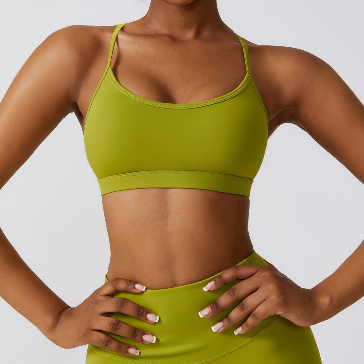 Women’s Clothing Sling Beautiful Back Fitness Yoga Clothes Outer Wear Running Yoga Bra Nude Quick Drying Sports Underwear_ecoleips.com