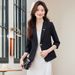 Elegant Slim-Fit Blazer & Camisole Dress Set - Office Ready Blazer With Sleeveless Stretch Dress For Women_ecoleips.com