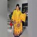Women's Clothing Printing Irregular Temperament Large Size Women's Big Swing Skirt Suit_ecoleips.com