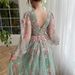 Women’s Clothing Evening Dress 2025 New Slim Long Party Floral Dress_ecoleips.com