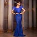 Elegant Sophisticated European American Style Evening Gown French Slim Fitting Mermaid Dress For Banquets Parties_ecoleips.com