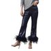 Aria Basics Cross-border Slim-fit Independent Station European And American Women's Fashion Sequined With Frayed Edges,_ecoleips.com