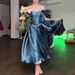 Fashion Backless Solid Color Guest Dresses Elegant Women's Strapless Princess Dress Sexy Off Shoulder Slim Fit Summer Long Dress_ecoleips.com