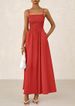 Women's Clothing Thin Strapped Pleated Vest Dress With Pockets Hotselling 2026 Clothing From America_ecoleips.com