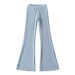 Aria Basics European Style Women's Flared Fashionable And Versatile, Loose Fit, Drawstring, Low-waist Yoga Sports Pants, American_ecoleips.com