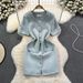 Inspired French V Neck Summer Dresses Women's Clothing Chic Slimming Unique Stylish Dress Exude Sophistication_ecoleips.com