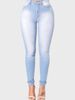 K Fashionable Slim Fit Elastic Denim Shorts For Women_ecoleips.com