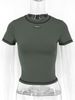 AC230 European American Style Casual Long-sleeve Spring And Autumn Slim-fit Comfortable Pullover T-shirt, Women's Base_ecoleips.com
