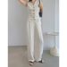 French-style Retro Simple Slim-fit V-neck Slimming Vest, Suitable For Commuting, Fashionable And Versatile Outerwear Top_ecoleips.com