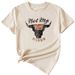Aria Basics Aria Basics Foreign Trade Cross-Border European And American Not My Deo Vintage Fun Pattern Women's Short-Sleeve Round-Neck T-Shirt_ecoleips.com