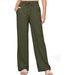 Suitable For All Seasons Women's Wide-Leg Cotton Linen Casual Beach Summer Pants With Pockets_ecoleips.com
