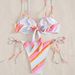 Women's Gradient Rainbow Bikini Set - Steel Support Two-Piece Swimsuit For Beach & Pool | Cute Summer Swimwear_ecoleips.com