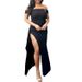 Women's Sexy Strapless Backless High Slit Bodycon Maxi Dress – Y2K Club Summer Gown_ecoleips.com