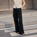 Women's 100% Linen High-Waisted Wide-Leg Trousers - Breathable Straight-Leg Pants For Elegant Commute & Casual Wear (White, Natural, Black)_ecoleips.com