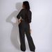 Women's Clothing Spring And Autumn Temperament Casual Office Commuter Suit Long Sleeve Lapel Pocket Single Breasted Tie_ecoleips.com