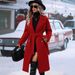 2025 Autumn/Winter European American Women's Fashion New Cross-Border Double-Breasted Woolen Coat With Suit Collar And_ecoleips.com