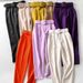 Slim-Fit Stretch Work Pants For Women - High Waist, Straight Leg, 9-Length, Solid Colors, S-XXXL"_ecoleips.com