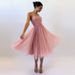Women's Sleeveless Mesh Herringbone Tube Top Dress A-Line Skirt Waist Spring Birthday Party Fashion_ecoleips.com