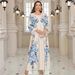 SW2501 Muslim Women's Abaya Dubai Fashion Printed Long Dress_ecoleips.com