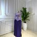 Women's Clothing Elegant Women's Long Sleeve Patchwork Pleated Dress - Stand Collar Slim Fit For Office & Evening Wear_ecoleips.com