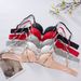 girl Lingerie Push-Up Side Breast Collection Sexy Back One-Piece Peach Round Cup Small Chest Enhancing Seamless Letter Bra_ecoleips.com