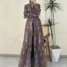 Women's Clothing Autumn Live Broadcast Coat Jacket Cape Printed Women's Arabic Robe_ecoleips.com