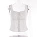 Aria Basics Aria Basics YL23278 Jacquard Lace Vintage Camisole 2026 European And American Summer Country Style Versatile Hot Girl Tank Top For_ecoleips.com