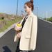 Women's Spring Autumn Blazer Mid-Length Petite Style Versatile Fashionable New Suit Outerwear_ecoleips.com
