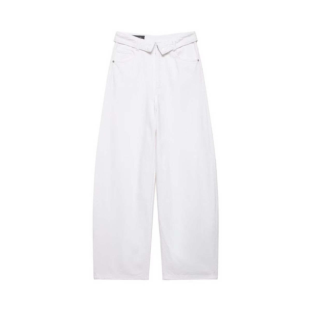 Women's Clothing Women's Ripped Mid Waist Jeans Summer Fashion Rolled Up Style_ecoleips.com